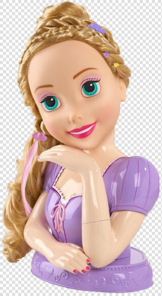 Disney Princess Rapunzel Deluxe Styling Head   Disney Princess Deluxe Rapunzel Styling Head  HD Png DownloadTransparent PNG