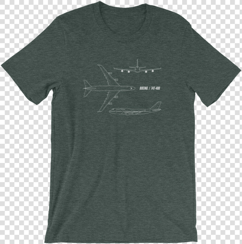 Boeing 747 400 Blueprint T Shirt   T shirt  HD Png DownloadTransparent PNG