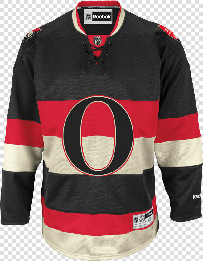 Ottawa Senators Black Jersey  HD Png DownloadTransparent PNG