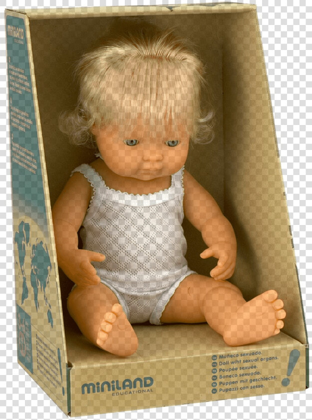 Diversity Toys   Miniland Anatomically Correct Baby Doll Caucasian Girl  HD Png DownloadTransparent PNG