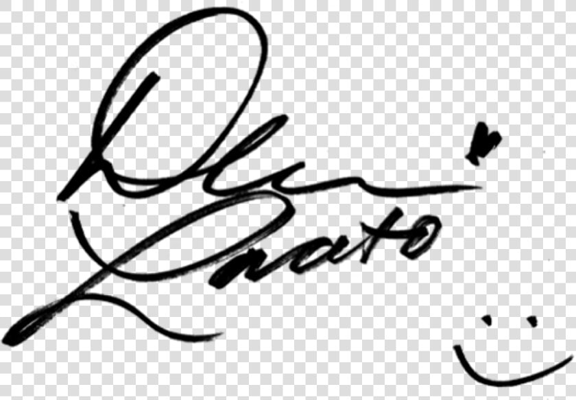 Demi Lovato Sign   Demi Lovato Signature Png  Transparent PngTransparent PNG