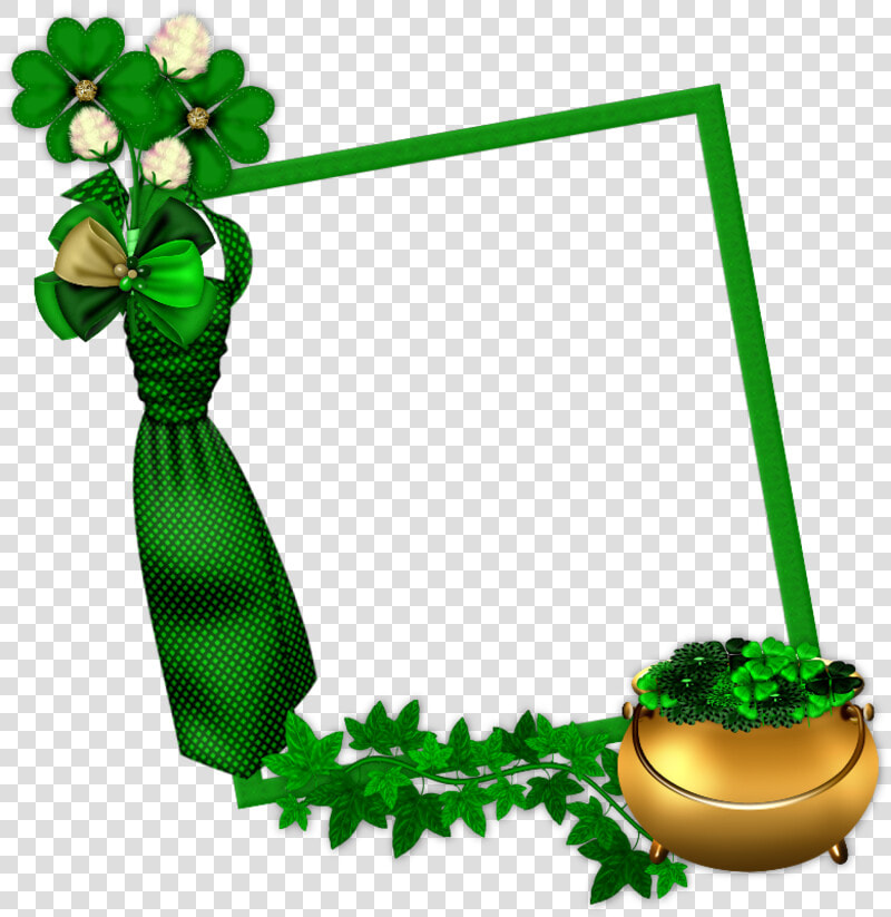 Cadre Saint Patricks Day Pictures Png Images   Bordure De Page St Patrick  Transparent PngTransparent PNG