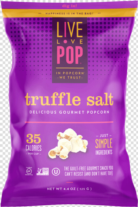 Trufflesalt   Live Love Pop Truffle Salt Popcorn  HD Png DownloadTransparent PNG