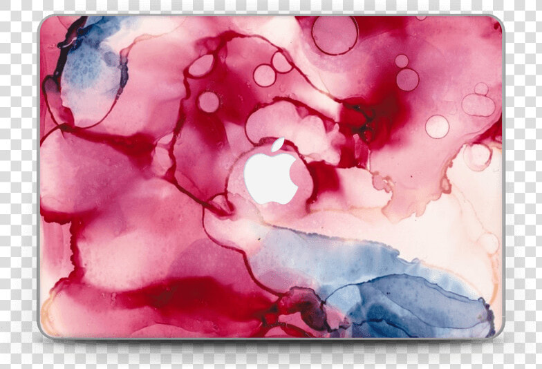 Pink Color Splash Skin Macbook 12”   Watercolor Paint  HD Png DownloadTransparent PNG