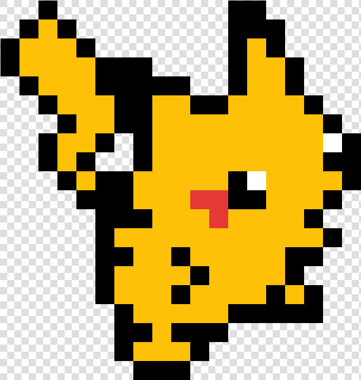 8 Bit Pikachu Pixel Art  HD Png DownloadTransparent PNG