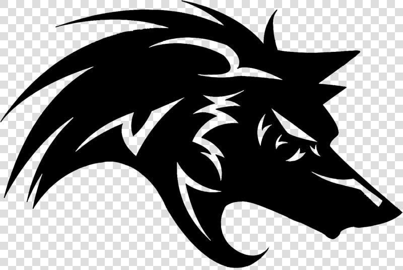 Gray Wolf Black Wolf Logo   Epic Logos For Youtube  HD Png DownloadTransparent PNG