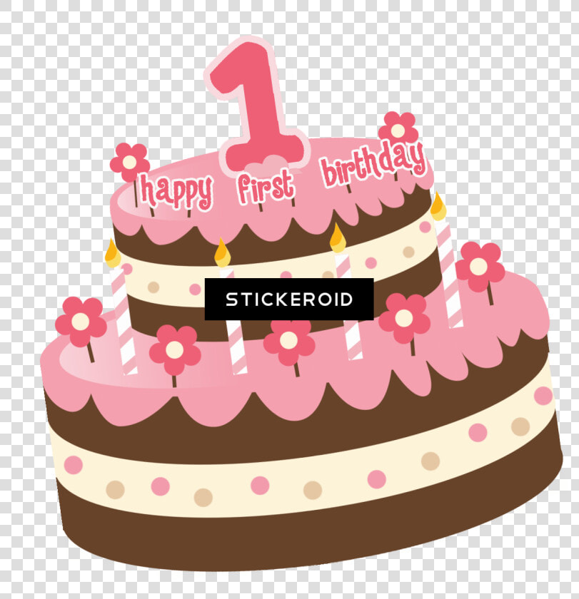 1st Birthday Cake Cartoon   Png Download   1st Birthday Cake Png  Transparent PngTransparent PNG