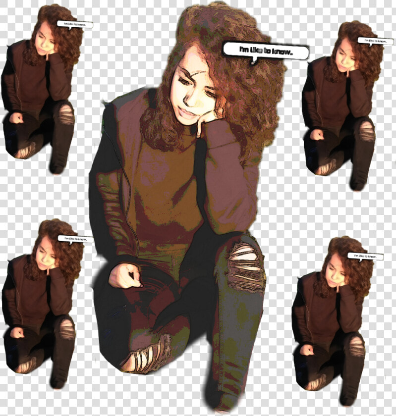 Me Emoji Queen Myedit Vintage Grunge Depressed Stressed   Girl  HD Png DownloadTransparent PNG