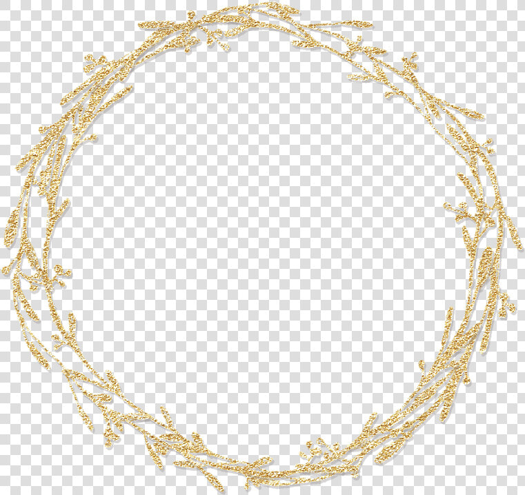 Branches Glitter Gold Wreath Frame Freetoedit   Free Twig Wreath Clipart  HD Png DownloadTransparent PNG