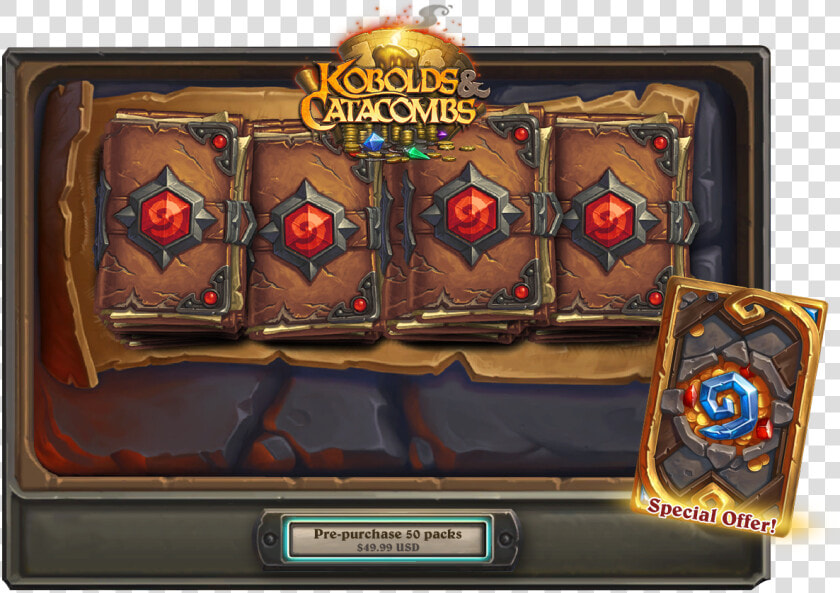 Prepurchase Enus Hs Inblog Ek02   Hearthstone Kobolds And Catacombs Pack  HD Png DownloadTransparent PNG