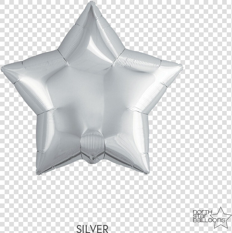 Deflated Balloon Png   Png Download   Silver Star Foil Balloon Png  Transparent PngTransparent PNG