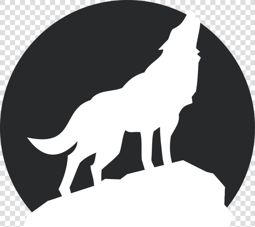 Wolf Servers Logo   Hình Con Sói Trắng Đen  HD Png DownloadTransparent PNG