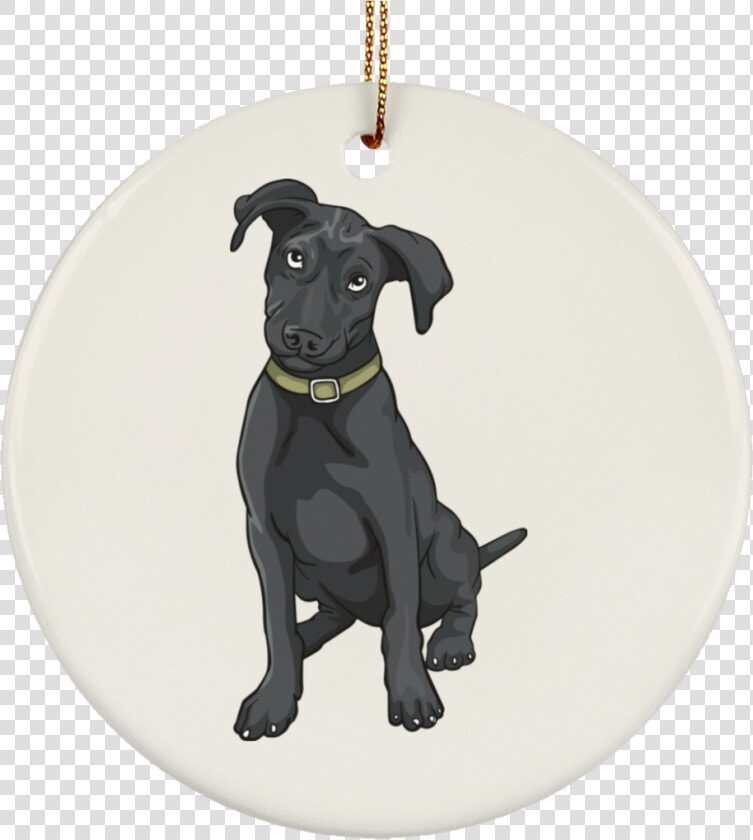 Black Labrador Retriever Dog Ornament Christmas Tree   Labrador Retriever  HD Png DownloadTransparent PNG