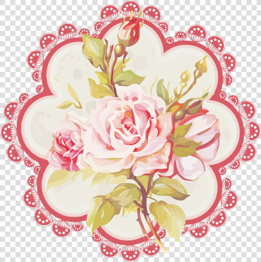 Romantic Pink Flower Border Png Photo   Flower  Transparent PngTransparent PNG