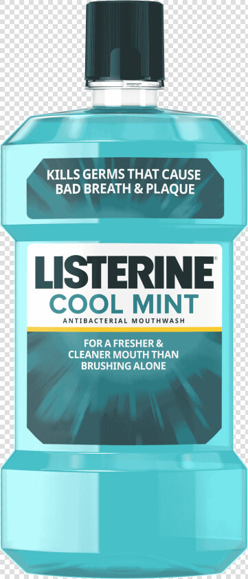 New Listerine Coolmint Clean   Listerine Cool Mint Mouthwash  HD Png DownloadTransparent PNG