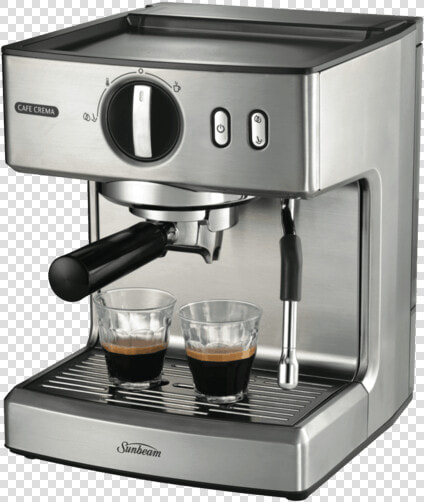 Sunbeam Cafe Crema Espresso Coffee Machine  HD Png DownloadTransparent PNG