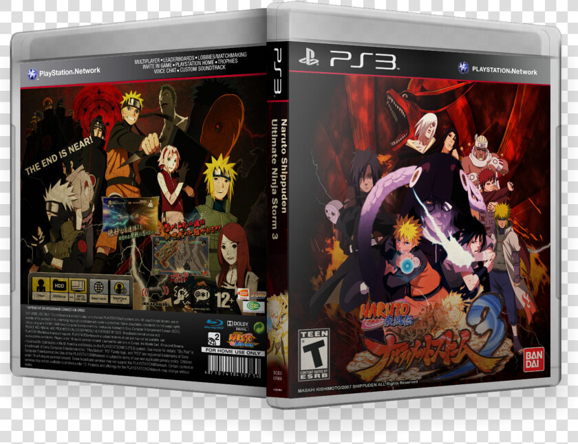 Ultimate Ninja Storm 3 Box Cover   Naruto Shippuden  Ultimate Ninja Storm 3  HD Png DownloadTransparent PNG