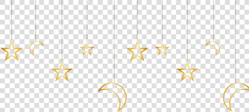  freetoedit  gold  hanging  stars  moons   Ivory  HD Png DownloadTransparent PNG