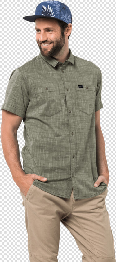 Men S Emerald Lake Shirt   Jack Wolfskin Emerald Lake Shirt M  HD Png DownloadTransparent PNG