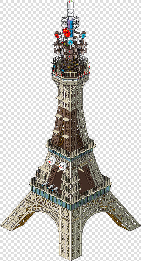 Eiffel Tower Eboy Pixel Art   Eiffel Tower Pixels Work  HD Png DownloadTransparent PNG