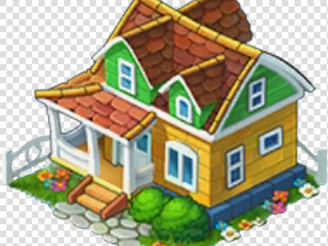 Old House Clipart Bungalow   Bungalow Clipart  HD Png DownloadTransparent PNG