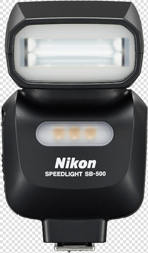 Nikon Sb500 Speedlight W  Video Led Video Title Nikon   Nikon Sb 500 Af Speedlight  HD Png DownloadTransparent PNG