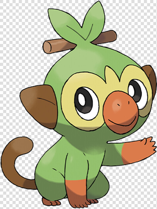 Pokémon 810 Grookey   Grookey Pokemon Sword And Shield Starters  HD Png DownloadTransparent PNG