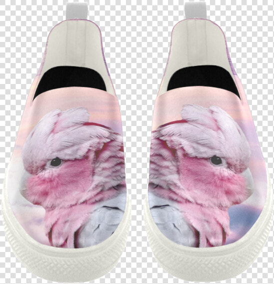 Galah Cockatoo Apus Slip On Microfiber Women Shoes   Dolphin  HD Png DownloadTransparent PNG