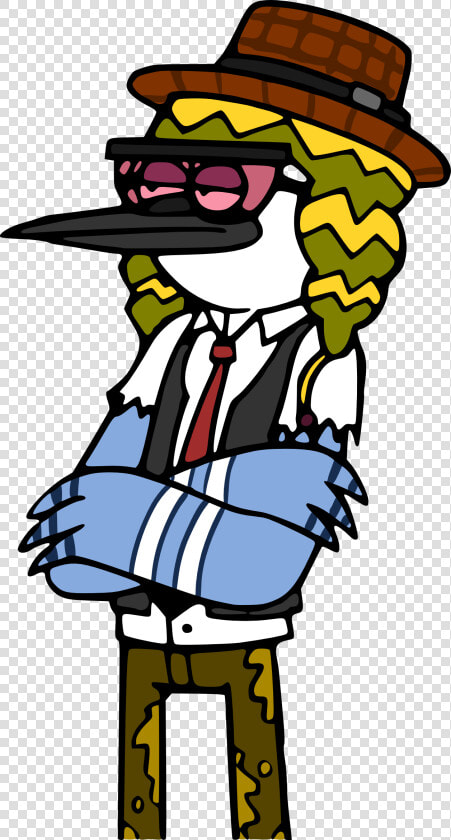 I Made This High res Picture Of Cool Mordecai While   Cool Mordecai And Rigby  HD Png DownloadTransparent PNG