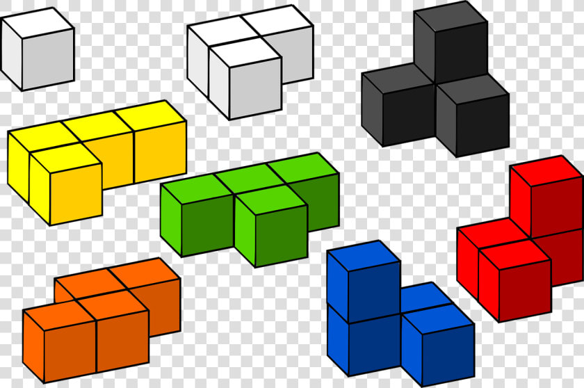 3d Tetris Blocks  HD Png DownloadTransparent PNG