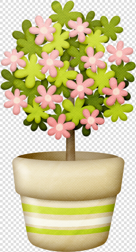 Easter Flower Clipart Potted   Flowers Tree Clipart  HD Png DownloadTransparent PNG