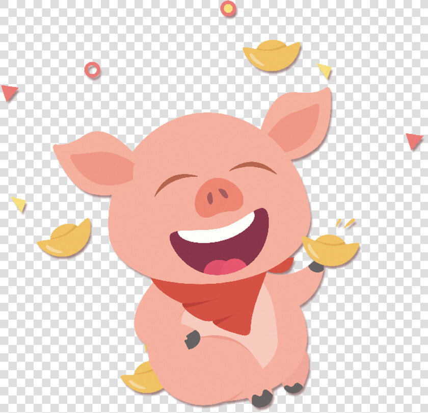 Pig Year Image Design Elements Hand Drawn Png And Psd   Vector Graphics  Transparent PngTransparent PNG