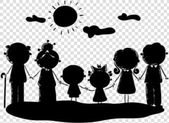 My Family Files Png Silhouette Transparent Background   Silhouette Transparent Background Family  Png DownloadTransparent PNG