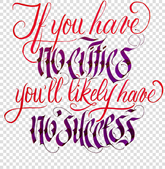 Quotation On Success In Calligraphy  HD Png DownloadTransparent PNG