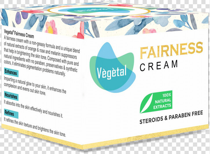 Vegetal Fairness Cream   Display Advertising  HD Png DownloadTransparent PNG