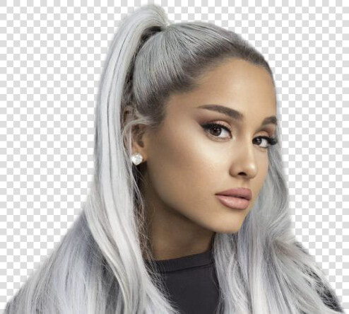 Ariana Grande Png Free Download   Ariana Grande Silver Hair  Transparent PngTransparent PNG