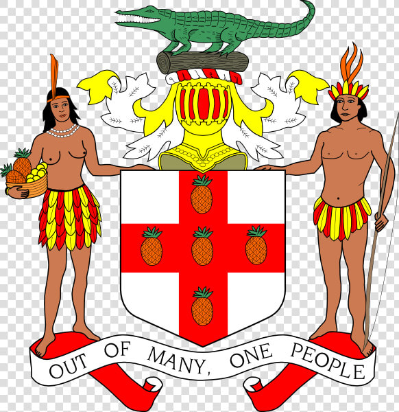 Jamaica Coat Of Arms Svg Clip Arts   Coat Of Arms Of Jamaica  HD Png DownloadTransparent PNG