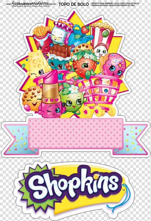 Shopkins Cart Clipart Free On Transparent Png   Shopkins Logo  Png DownloadTransparent PNG