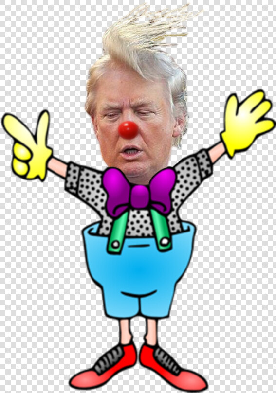 Clown Bigot Donald Trump President Of The Usa   Donald Trump Memes Png  Transparent PngTransparent PNG