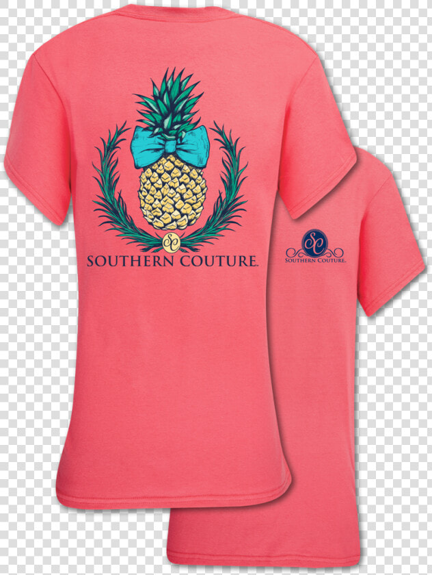 Sc Classic Pineapple   Southern Couture Teacher Shirt  HD Png DownloadTransparent PNG