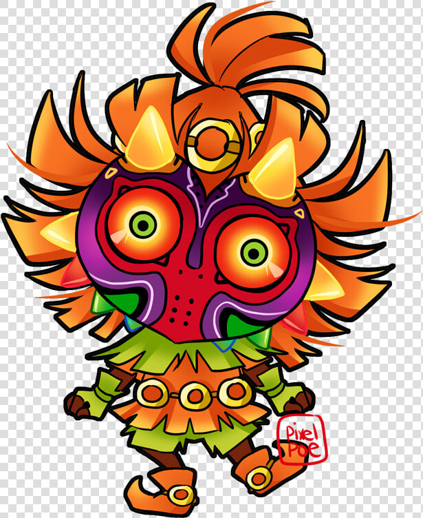 Majora  39 s Mask Legend Of Zelda Chibi  HD Png DownloadTransparent PNG