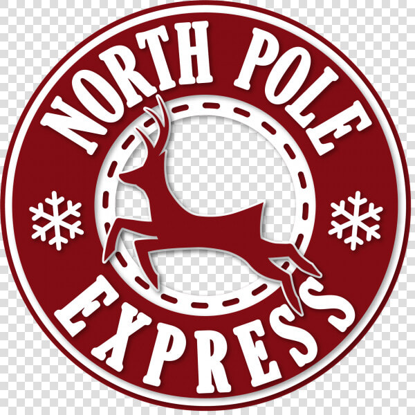 North Pole Express Emblem   North Pole Express Logo  HD Png DownloadTransparent PNG