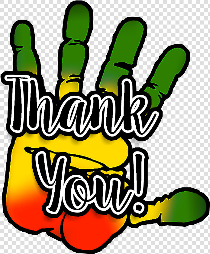 Rasta Thank You Card Clipart   Png Download   Rasta Thank You  Transparent PngTransparent PNG