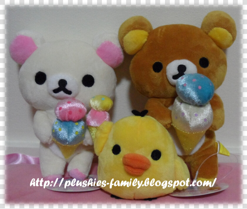 Ice Cream Rilakkuma  Korilakkuma And Chick   Teddy Bear  HD Png DownloadTransparent PNG