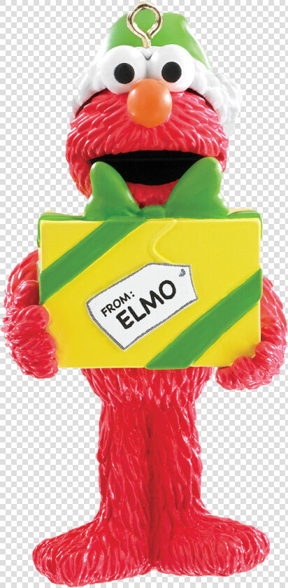 2017 Elmo With Present   Elmo Ornament  HD Png DownloadTransparent PNG