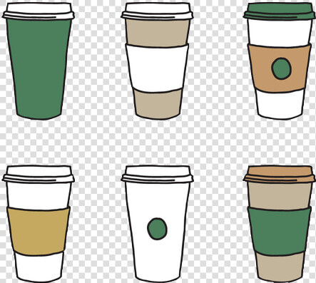 Coffee Cup Tea Take out Glass Of Pint   Vector Image Coffee Cup  HD Png DownloadTransparent PNG