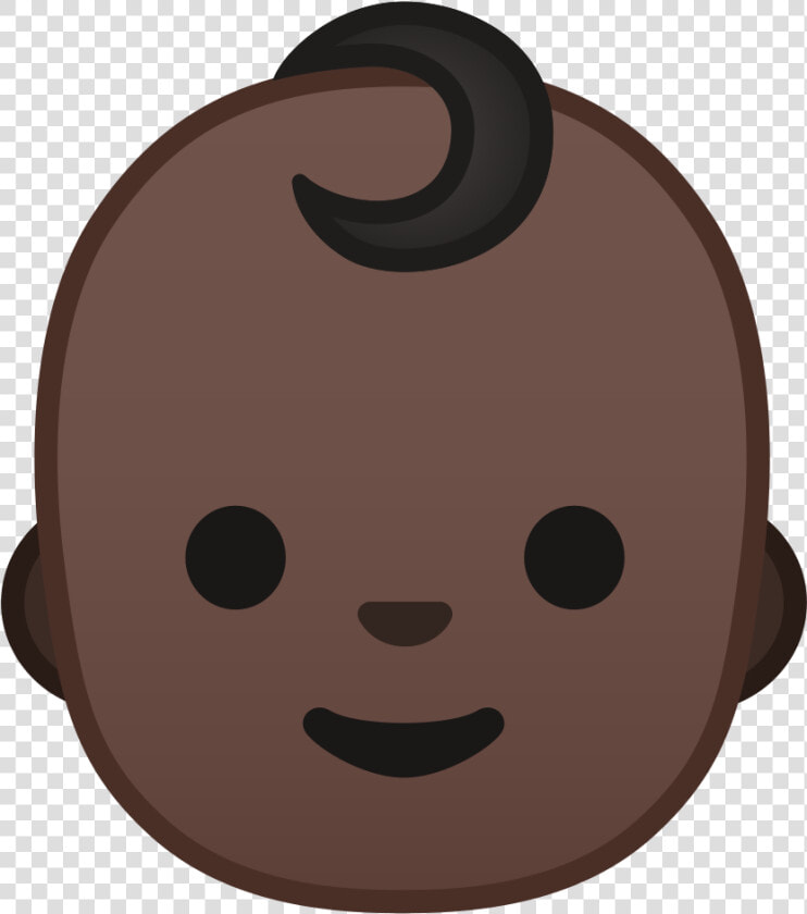 Baby Dark Skin Tone Icon   Cartoon  HD Png DownloadTransparent PNG