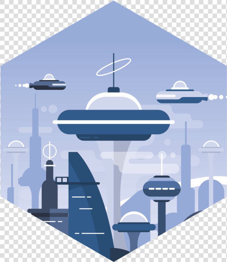 Workflow Is Just A Phase  A Futuristic City Skyline   Luxury Yacht  HD Png DownloadTransparent PNG