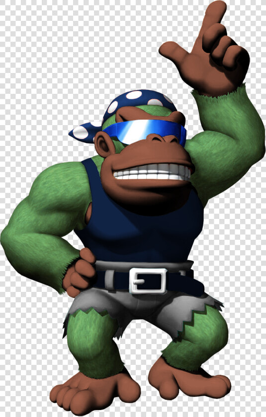 Jssb Funky Kong Alt   Funky Kong Mario Kart Wii Png  Transparent PngTransparent PNG