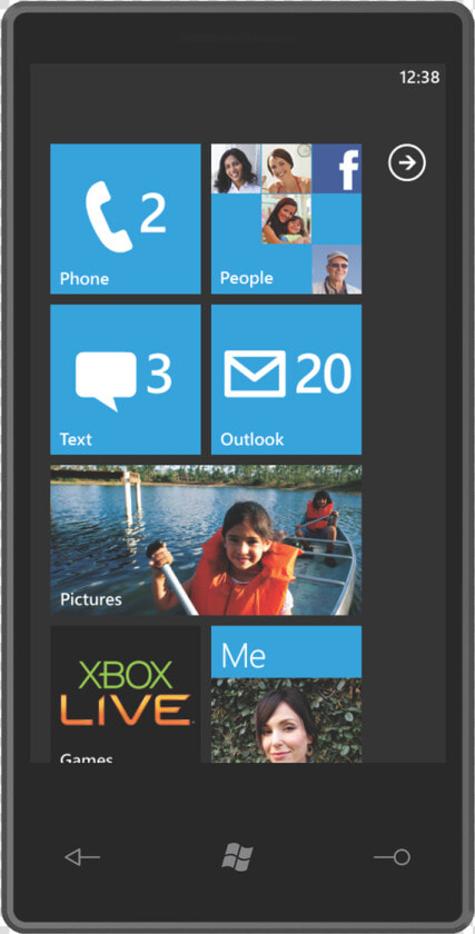 Windows Phone 7 Series Start Screen   Windows Phone 7 Keyboard  HD Png DownloadTransparent PNG